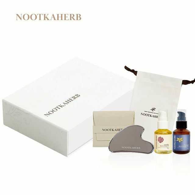 (預購中，12月到貨)【Nootkaherb諾卡草本】山茶花煥采潤體油&森夜舒眠按摩油 禮盒✿40C007